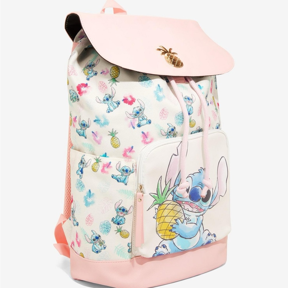 Disney Stitch Pineapples Slouch Backpack